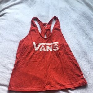Red vans tank top